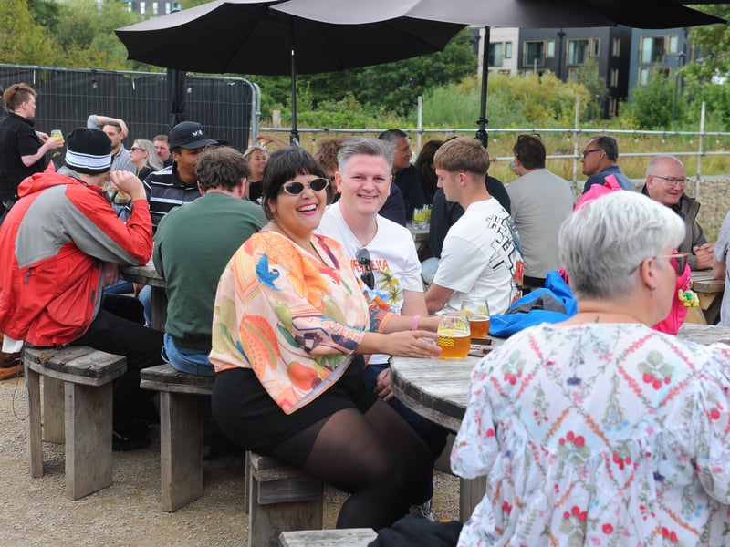 A busy time at the festival