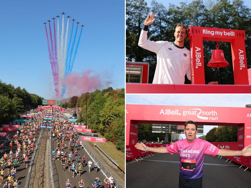 Thousands of runners are taking on the Great North Run 2026
