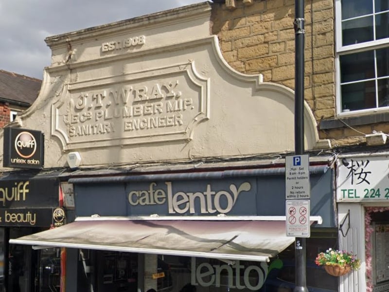 Lento Cafe and Bar on North Lane, Headingley, was rated 1* on June 10.
