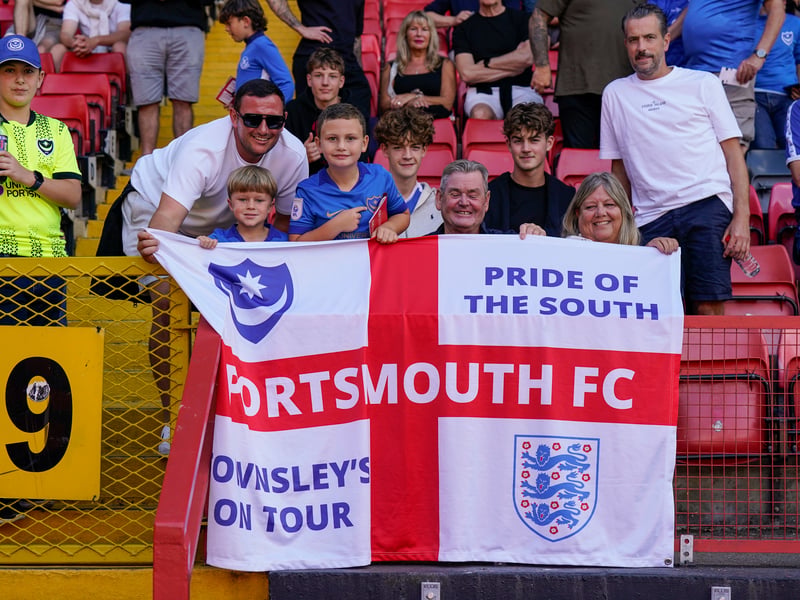 3,052 Pompey fans made the trip to The Valley for Saturday's goalless draw against Charlton Athletic.