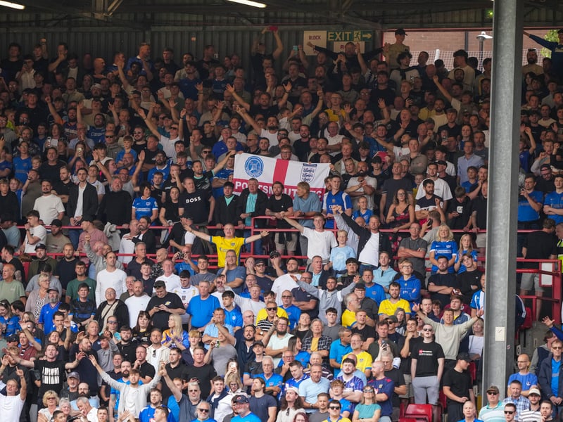 3,052 Pompey fans made the trip to The Valley for Saturday's goalless draw against Charlton Athletic.