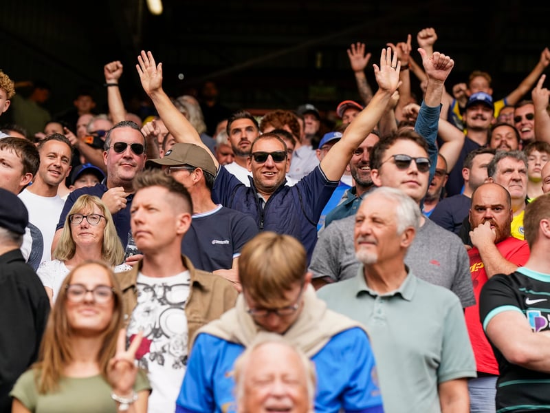 3,052 Pompey fans made the trip to The Valley for Saturday's goalless draw against Charlton Athletic.