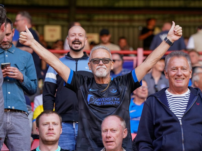 3,052 Pompey fans made the trip to The Valley for Saturday's goalless draw against Charlton Athletic.