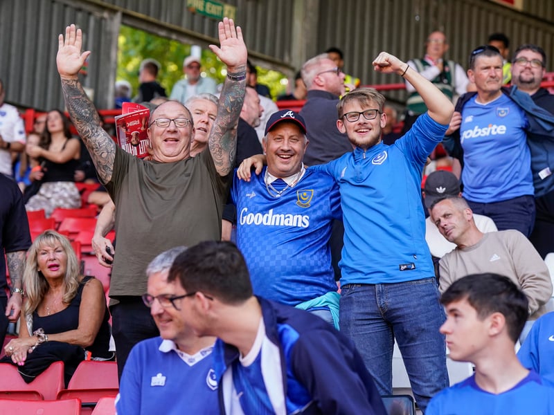 3,052 Pompey fans made the trip to The Valley for Saturday's goalless draw against Charlton Athletic.