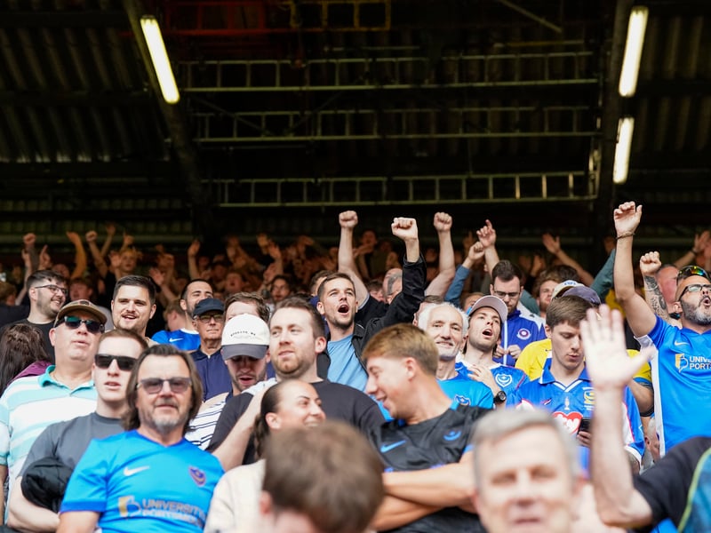3,052 Pompey fans made the trip to The Valley for Saturday's goalless draw against Charlton Athletic.