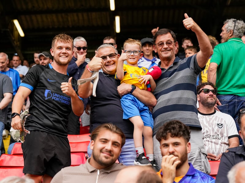 3,052 Pompey fans made the trip to The Valley for Saturday's goalless draw against Charlton Athletic.