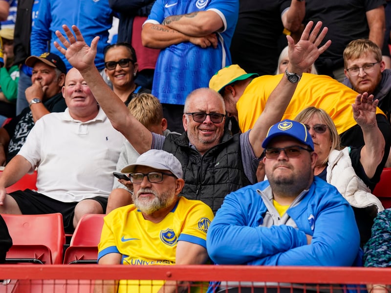3,052 Pompey fans made the trip to The Valley for Saturday's goalless draw against Charlton Athletic.