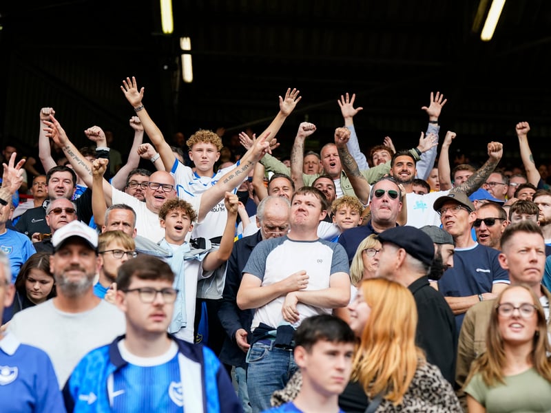 3,052 Pompey fans made the trip to The Valley for Saturday's goalless draw against Charlton Athletic.