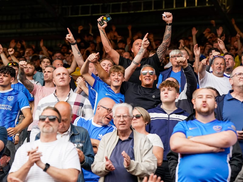 3,052 Pompey fans made the trip to The Valley for Saturday's goalless draw against Charlton Athletic.
