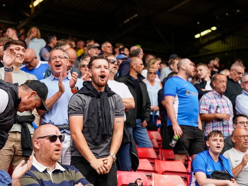 3,052 Pompey fans made the trip to The Valley for Saturday's goalless draw against Charlton Athletic.