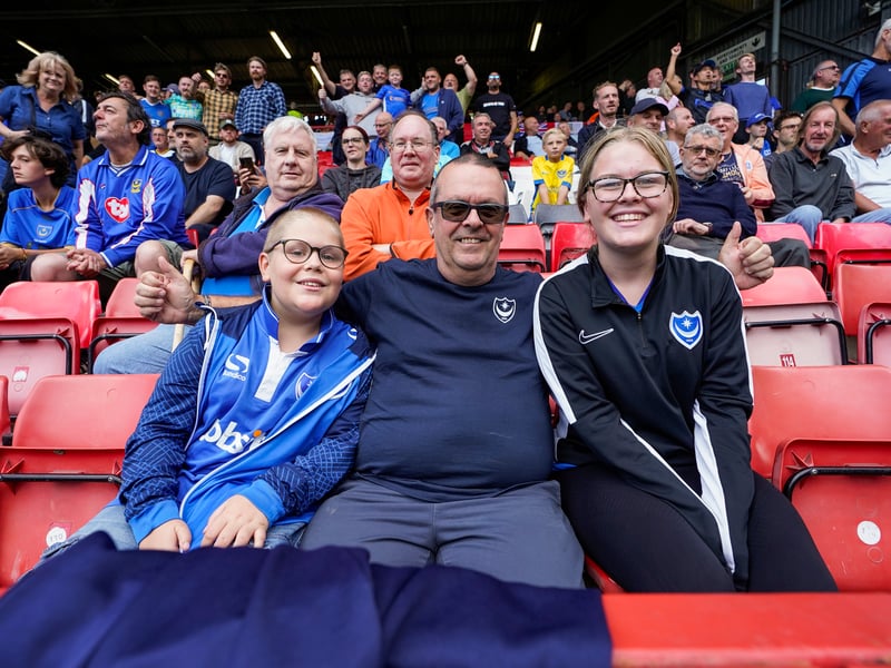 3,052 Pompey fans made the trip to The Valley for Saturday's goalless draw against Charlton Athletic.