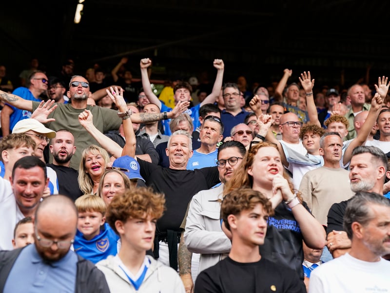 3,052 Pompey fans made the trip to The Valley for Saturday's goalless draw against Charlton Athletic.