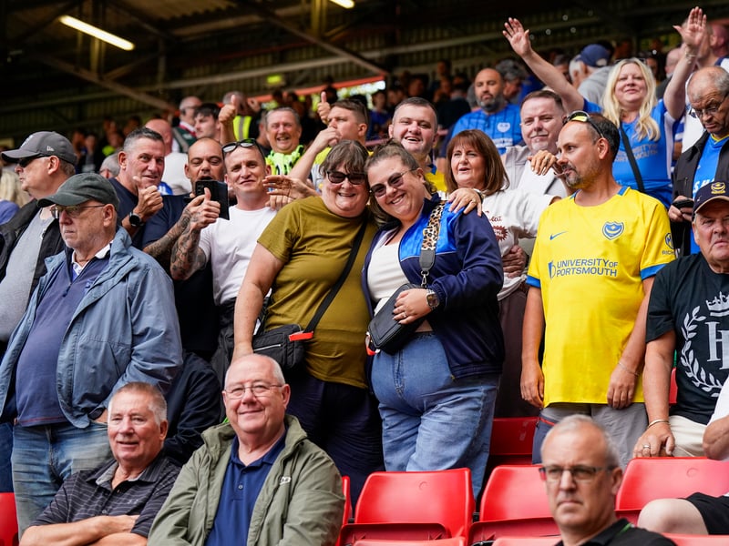 3,052 Pompey fans made the trip to The Valley for Saturday's goalless draw against Charlton Athletic.