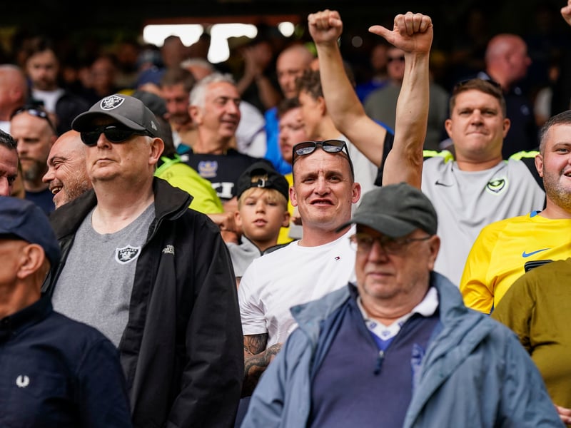 3,052 Pompey fans made the trip to The Valley for Saturday's goalless draw against Charlton Athletic.