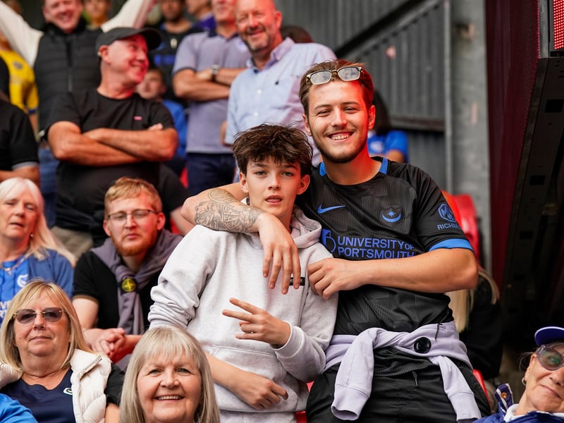 3,052 Pompey fans made the trip to The Valley for Saturday's goalless draw against Charlton Athletic.