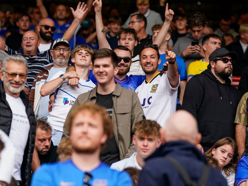 3,052 Pompey fans made the trip to The Valley for Saturday's goalless draw against Charlton Athletic.