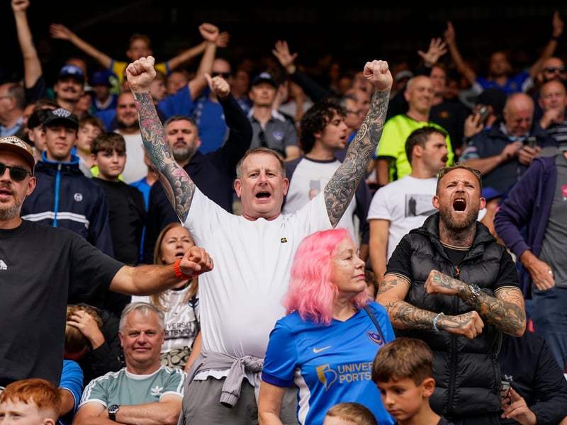 3,052 Pompey fans made the trip to The Valley for Saturday's goalless draw against Charlton Athletic.