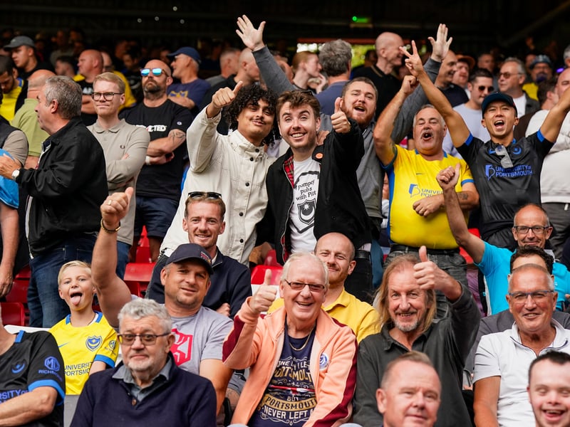3,052 Pompey fans made the trip to The Valley for Saturday's goalless draw against Charlton Athletic.