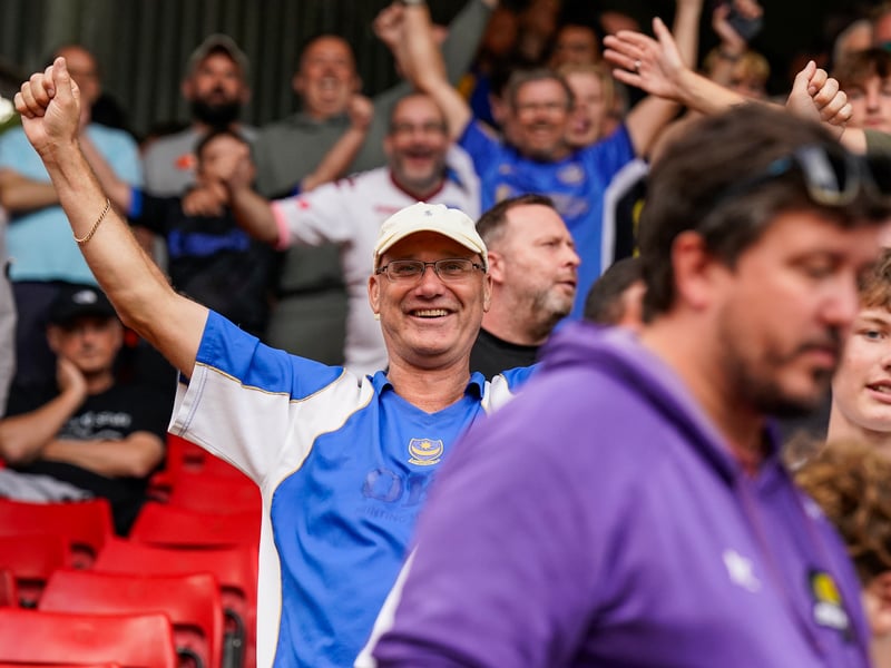 3,052 Pompey fans made the trip to The Valley for Saturday's goalless draw against Charlton Athletic.