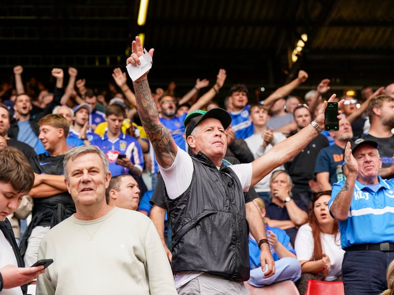 3,052 Pompey fans made the trip to The Valley for Saturday's goalless draw against Charlton Athletic.