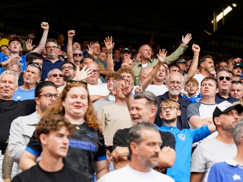 3,052 Pompey fans made the trip to The Valley for Saturday's goalless draw against Charlton Athletic.