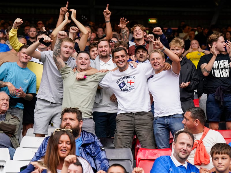 3,052 Pompey fans made the trip to The Valley for Saturday's goalless draw against Charlton Athletic.