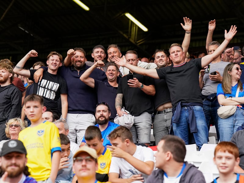 3,052 Pompey fans made the trip to The Valley for Saturday's goalless draw against Charlton Athletic.