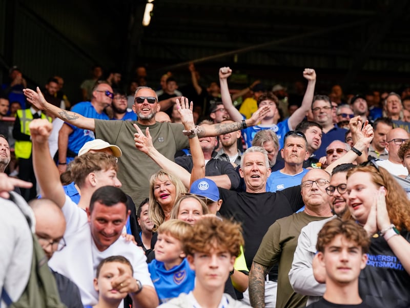 3,052 Pompey fans made the trip to The Valley for Saturday's goalless draw against Charlton Athletic.