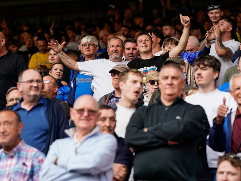 3,052 Pompey fans made the trip to The Valley for Saturday's goalless draw against Charlton Athletic.