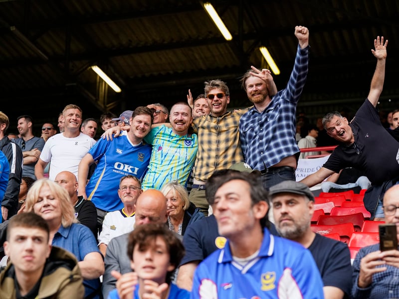 3,052 Pompey fans made the trip to The Valley for Saturday's goalless draw against Charlton Athletic.