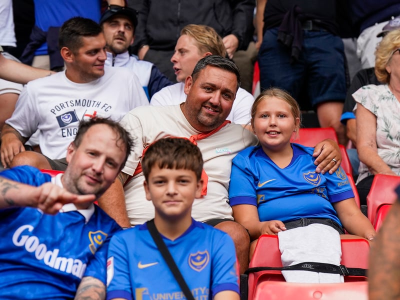 3,052 Pompey fans made the trip to The Valley for Saturday's goalless draw against Charlton Athletic.