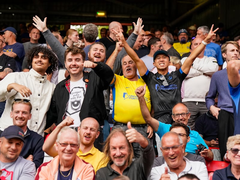 3,052 Pompey fans made the trip to The Valley for Saturday's goalless draw against Charlton Athletic.