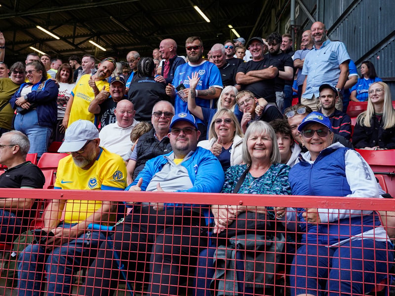 3,052 Pompey fans made the trip to The Valley for Saturday's goalless draw against Charlton Athletic.