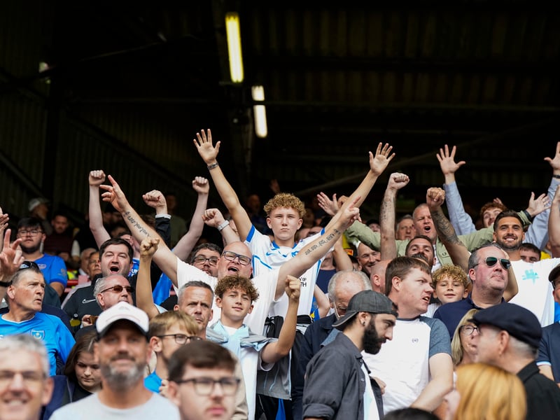 3,052 Pompey fans made the trip to The Valley for Saturday's goalless draw against Charlton Athletic.