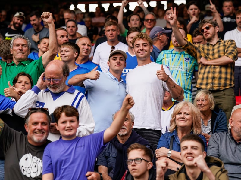 3,052 Pompey fans made the trip to The Valley for Saturday's goalless draw against Charlton Athletic.