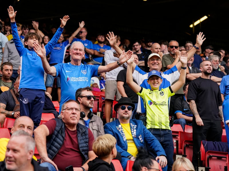 3,052 Pompey fans made the trip to The Valley for Saturday's goalless draw against Charlton Athletic.
