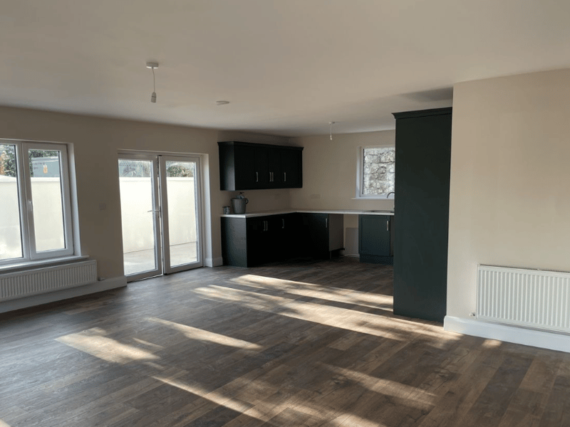 Spacious kitchen area