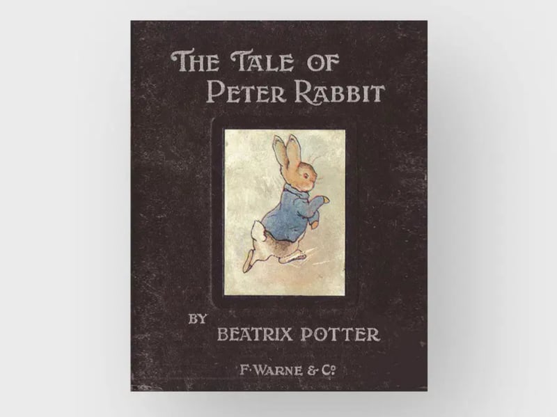 Widely known today for the beautifully unique artwork in the books, Peter Rabbit has become a household name. First appearing in the book entitled The Tales of Peter Rabbit, in 1902, the young mischievous rabbit quickly found his way into the hearts of thousands of people across the globe. Today, a first edition copy of Beatrix Potter’s The Tale of Peter Rabbit is worth up to £50,000 depending on condition.