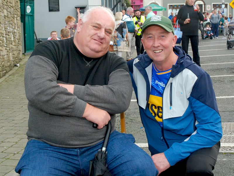 Martin Delaney and Patsy McNamara enjoying the great atmosphere at the Roscrea Music Festival. Photo: PJ Wright