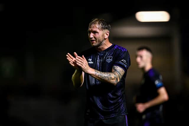 Stephen Walsh headed Galway United into a half-time lead.