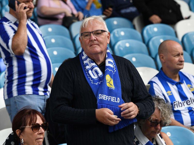 Owls fans in another 30,000 crowd at Hillsborough on Saturday.