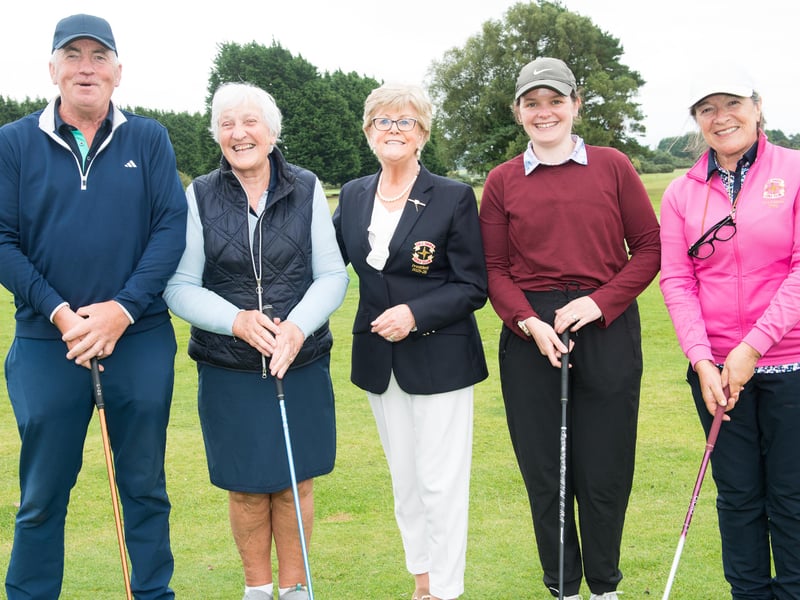 Jim Hanafin, Anne Stevenson, Ann Doyle (President), Claudia Behan and Cora Conlan