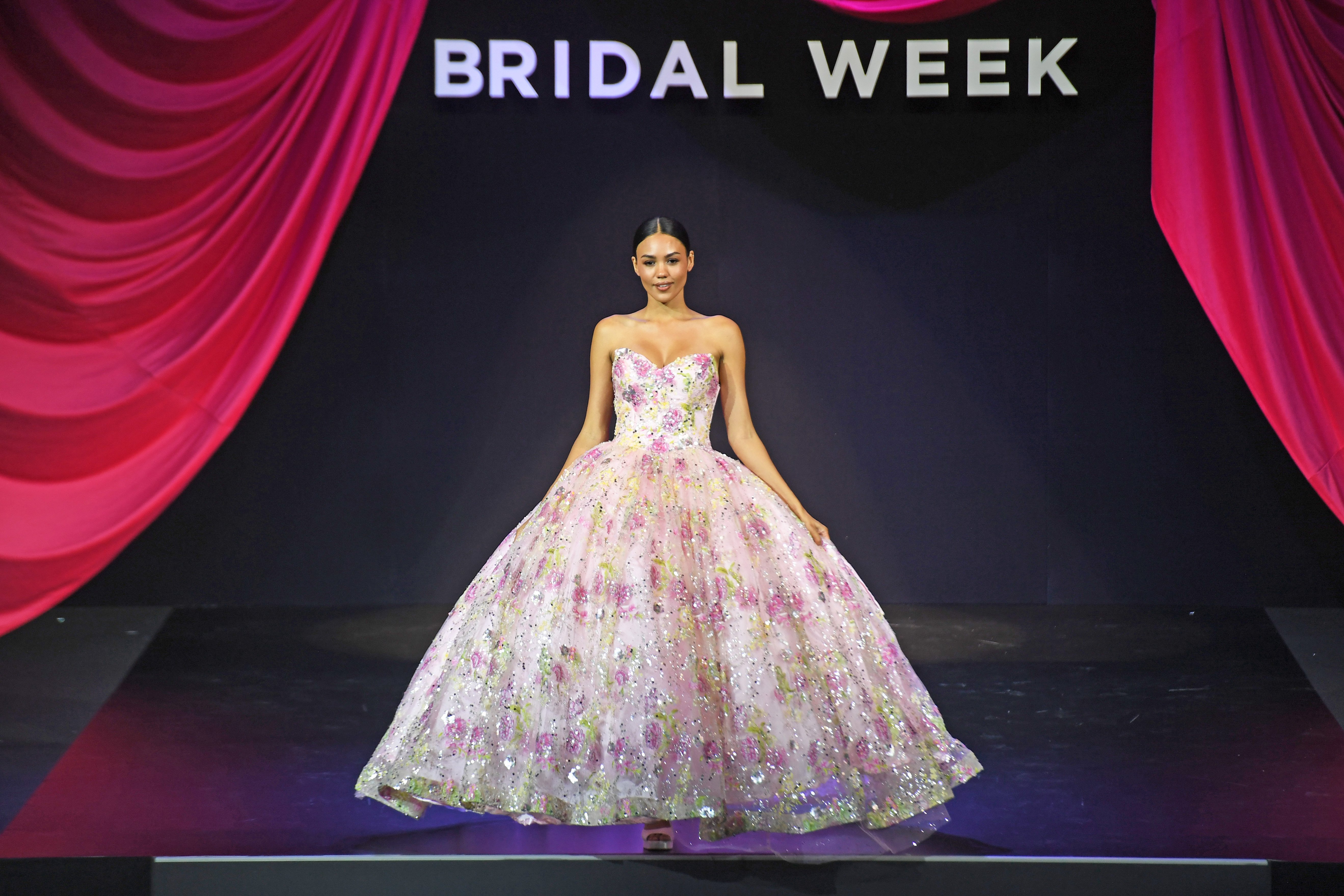 The catwalk show in the Royal Hall, Harrogate
Picture Gerard Binks