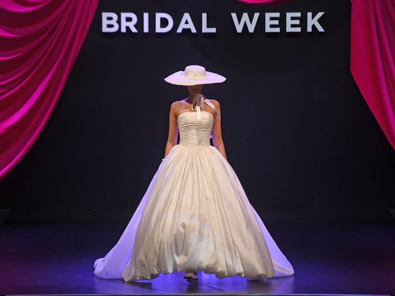The catwalk show in the Royal Hall, Harrogate
Picture Gerard Binks