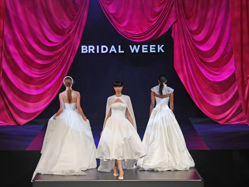 The catwalk show in the Royal Hall, Harrogate
Picture Gerard Binks