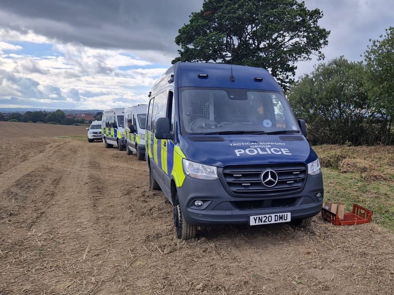 Police have dispatched numerous police resources to the scene
