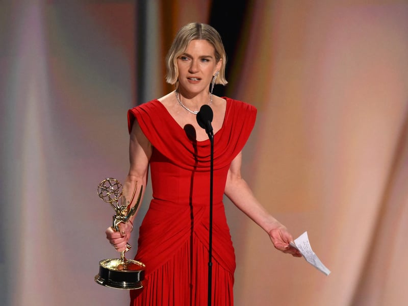 Also earning six prizes, Pluribus’ Rhea Seehorn scooped Lead Actress in a Drama. Also up for the award: Carrie Coon, The Gilded Age; Chase Infiniti, The Testaments; Keri Russell, The Diplomat; and Zendaya, Euphoria. 
