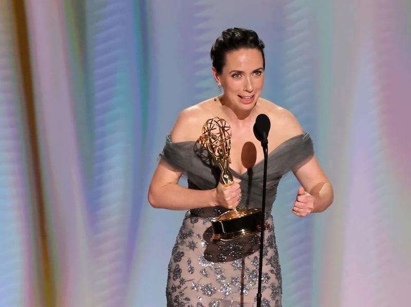 Alongside her fellow Widow’s Bay stars, English actress Kate O'Flynn earned Outstanding Supporting Actress in a Comedy for her role as Patricia. She was up against: Dale Dickey, Widow's Bay; Hannah Einbinder, Hacks; Janelle James, Abbott Elementary; Michelle Pfeiffer, Margo's Got Money Troubles; Megan Stalter, Hacks; and Jessica Williams, Shrinking. 
