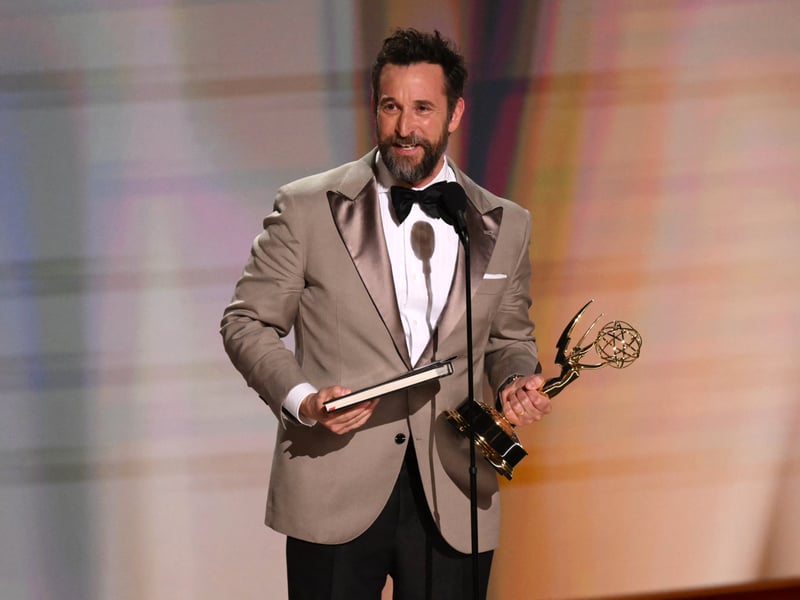 Another Emmy for The Pitt, Noah Wyle won Lead Actor in a Drama. He was up against: Sterling K Brown, Paradise; Gary Oldman, Slow Horses; Mark Ruffalo, Task; and Rufus Sewell, The Diplomat. 
