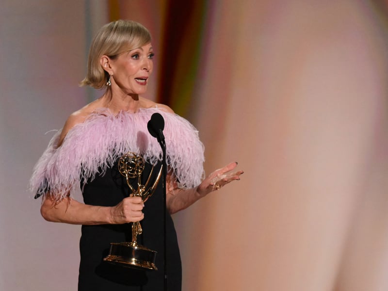 For her role as President Grace Penn in The Diplomat, Allison Janney won Supporting Actress in a Drama. She took home the prize over: Taylor Dearden, The Pitt; Fiona Dourif, The Pitt; Katherine LaNasa, The Pitt; Sepideh Moafi, The Pitt; Julianne Nicholson, Paradise; and Karolina Wydra, Pluribus.
